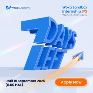 Woxa Sandbox Internship #2 — final week of applications, September 2025