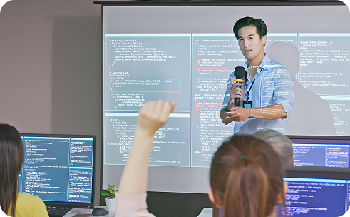 Mentorship session at Woxa Academy — learning directly from industry professionals